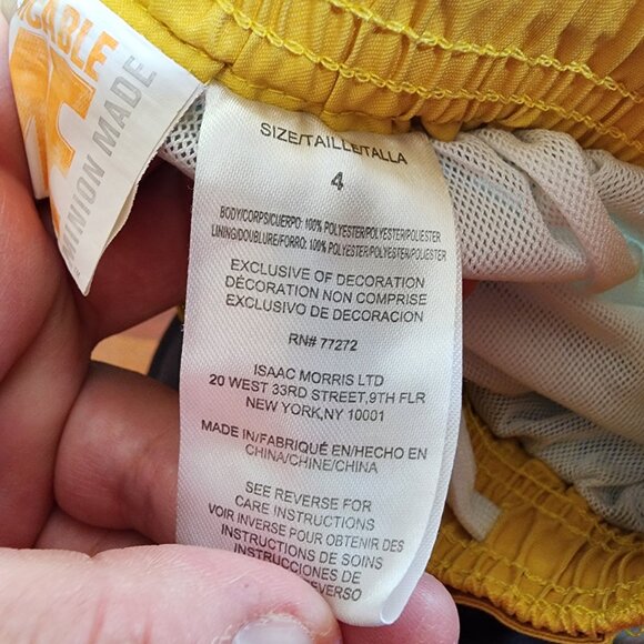 Universal Despicable Me Minions Kids Bathing Suit Trunks Size 4 - Picture 6 of 11